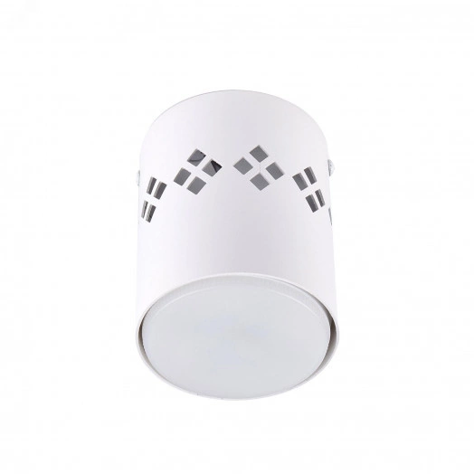 Светильник декоративный накладной серия Sotto Без лампы цоколь GX53 Доп светодиодная подсветка 3Вт DLC-S616 GX53 WHITE Металл Белый TM Fametto