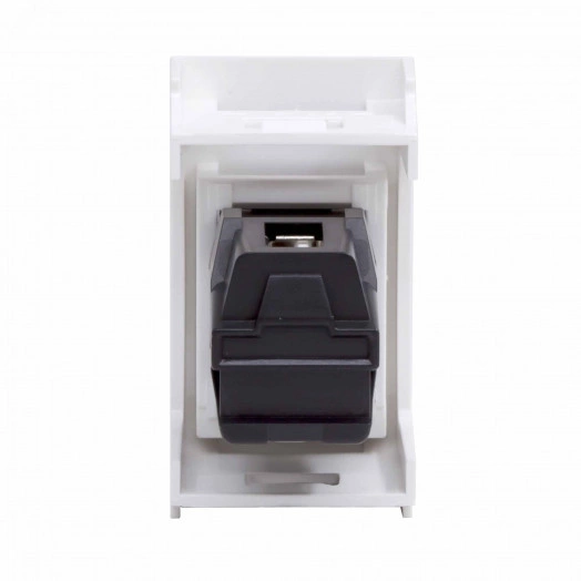 VIVA Розетка 1 модуль белая USB 2.0