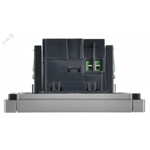 FORTE&PIANO Розетка USB A+A 3,1А FP549 сталь IEK