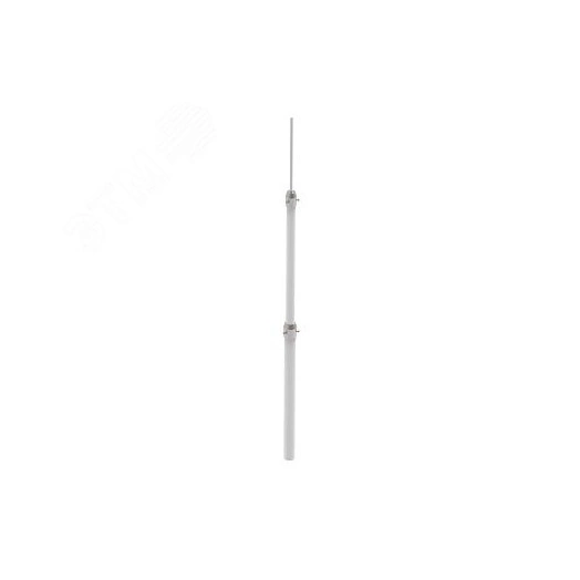 Молниеприемная мачта изолированная для HVI H-5000 мм для защиты надстроек/оборудования на кровле. Материал - нержавеющая сталь/стеклопласт/алюминий