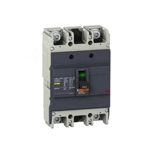 Выключатель автоматический трехполюсный EZC250 36 KA/415В 2Т 160 A