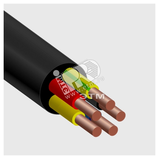 Кабель контрольный КВВГЭнг (А) LS 5х1.5 ТРТС