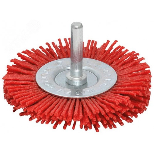 Щетка для дрели, тип ''Плоская'', нейлон, 100 мм, Profi