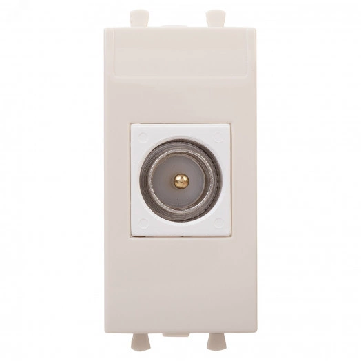 Avanti ТВ розетка оконечная ''Ванильная дымка'', 16A, 1 модульная