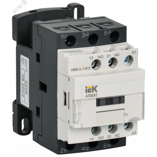 ARMAT Контактор КМИ-А-11812 LC1D 18А 400В/АС3 1НО/1НЗ