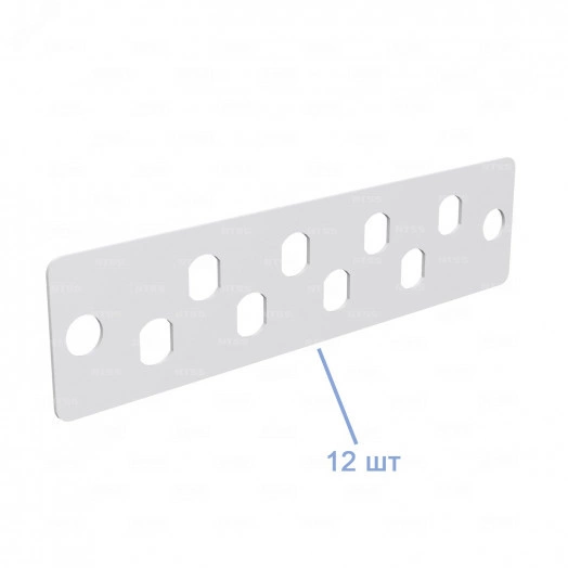 Кросс оптический настенный частично укомплектованный 96 портов FC/ST (планка FC/ST - 12шт, планка-заглушка-4шт, сплайс-кассета-3шт) серый RAL 7035