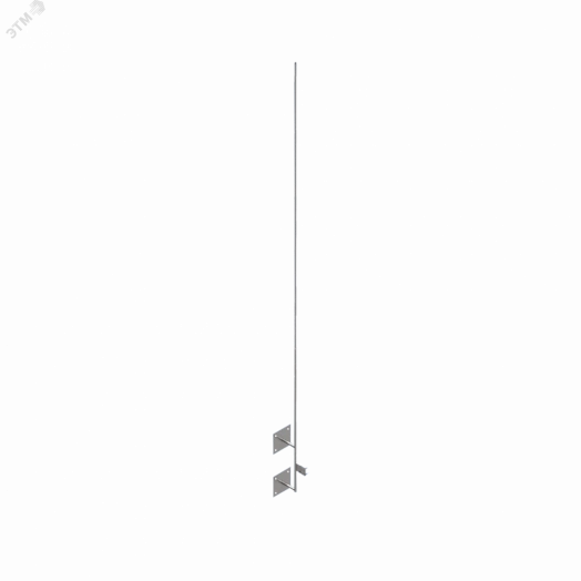 Молниеприемная мачта с опорой к стене составная H5 м HD