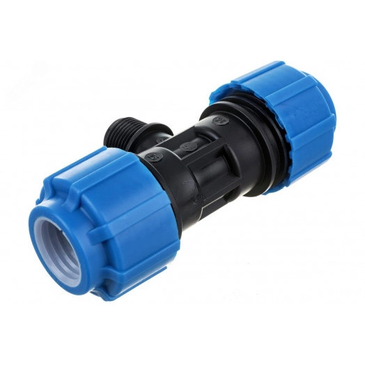 Тройник ПНД компрессионный НР 25 х 1/2' х 25