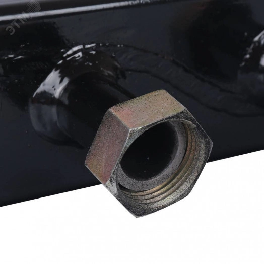 Коллектор распределительный стальной 3 отопительных контура с гидравлическим разделителем DN20