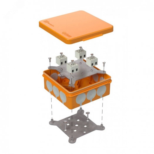 Коробка огнестойкая для о/п двухкомпонентная 60-0303-FR2.5-8 Е15-Е120 100х100х40