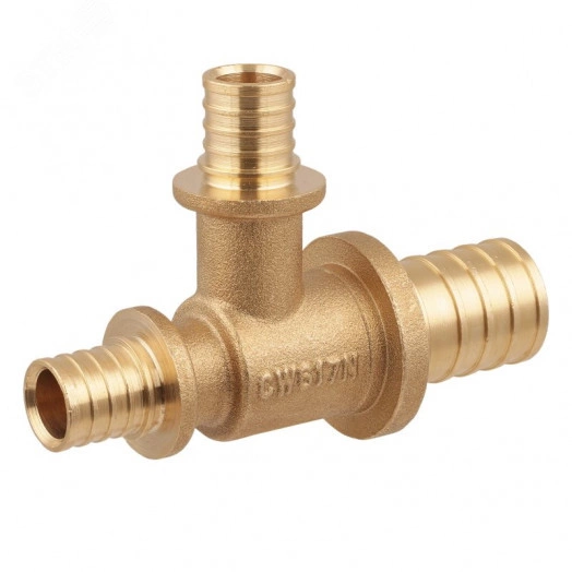 Тройник переходной аксиальный латунный 40x20x40