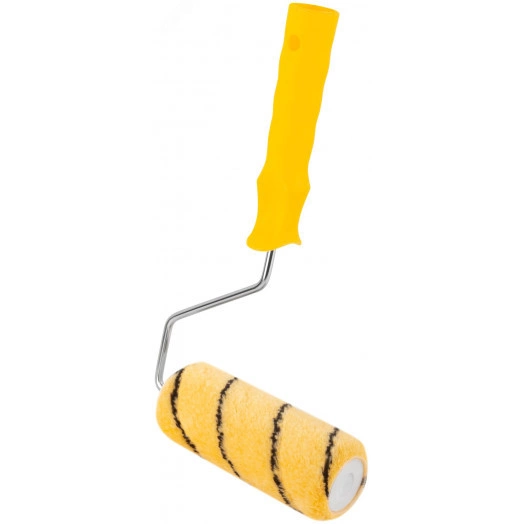 Валик полиакриловый, бежевый с черной полоской, диаметр 40/61 мм, ворс 10.4 мм, 150 мм