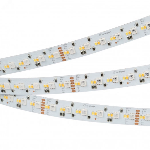 Лента RT-GM288-12mm 24V RGBW-MIX (19.2 W/m, IP20, 3838/2216, 5m) (Arlight, Открытый)