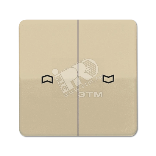 Клавиши для выключателя управления жалюзи 509VU и кнопки 539VU  золотая бронза