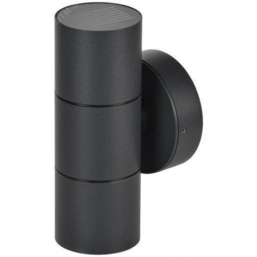 Светильник уличный 5113 настенный под лампу 2хGU10 IP65 черный IEK