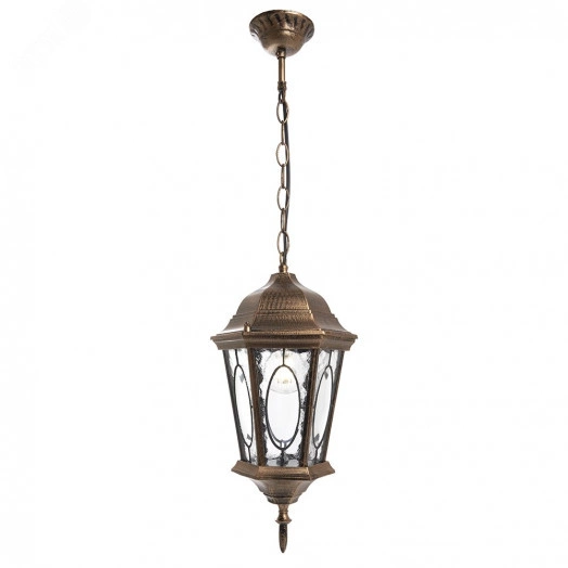 Светильник НСУ-60w цепь Е27 IP44 черное золото