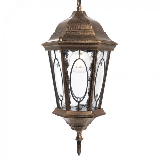 Светильник НСУ-60w цепь Е27 IP44 черное золото