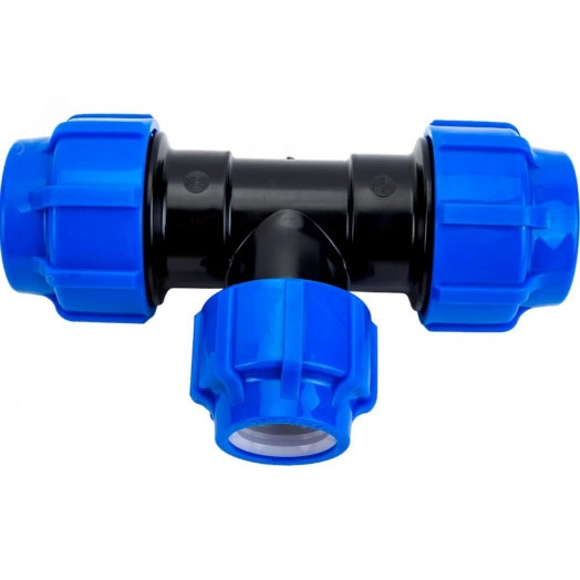 Тройник ПНД компрессионный 50 х 40 х 50