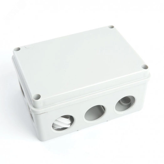 Коробка разветвительная 150*110*70мм, 10 вводов, IP55, светло-серая, EBX10-310-55 (GE41242)