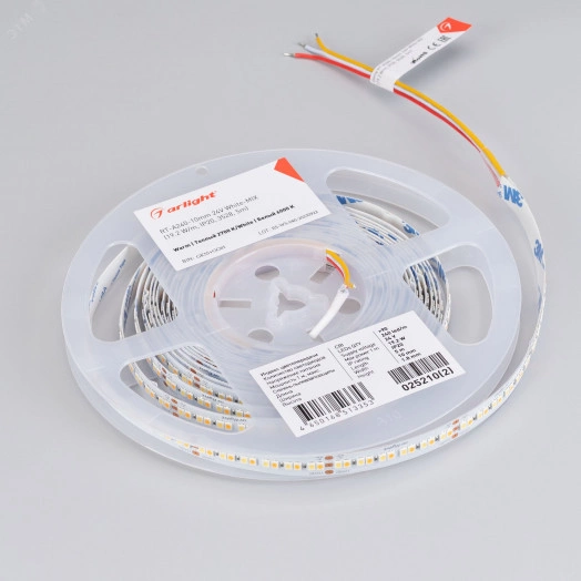 Лента LED RT-A240-10mm 24V White-MIX (19.2 W/m, IP20, 3528, 5m) (ARL, Открытый)
