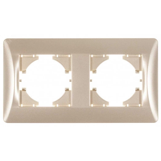 GUSI Ugra РАМКА 2-местная, цвет  золото.