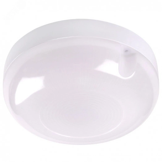 Светильник светодиодный ДБП-10W 4000K 600Лм круглый пластик прозр. IP65 Jazzway