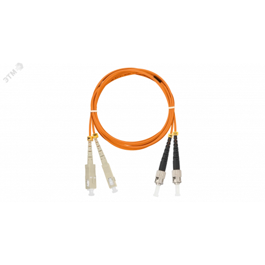 Шнур оптический переходной мм 50/125 OM2 SC/UPC-ST/UPC двойной LSZH 2мм
