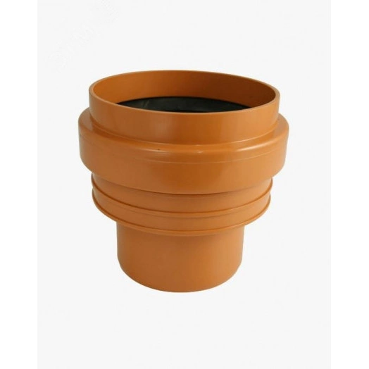 Переход ПВХ на гладкий конец бетонной трубы для наружной канализации 200 мм