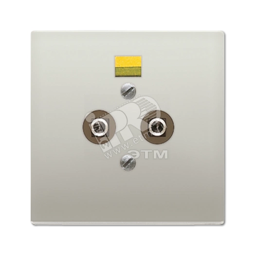 Розетка штепсельная для выравнивания потенциалов благородная сталь