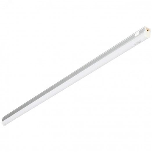 ULI-L02-10W-4200K-SL Линейный светильник LED (аналог Т5), 800Lm, 4200К, выключатель на корпусе. Цвет корпуса - серебристый