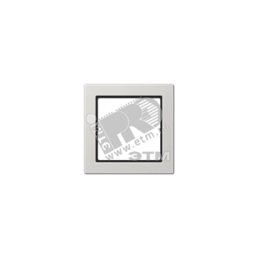 Рамка 1 пост светло-серая