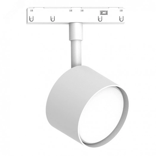 Светильник трековый магнитный на шинопровод ДПО GX53 без лампы IP40 белый