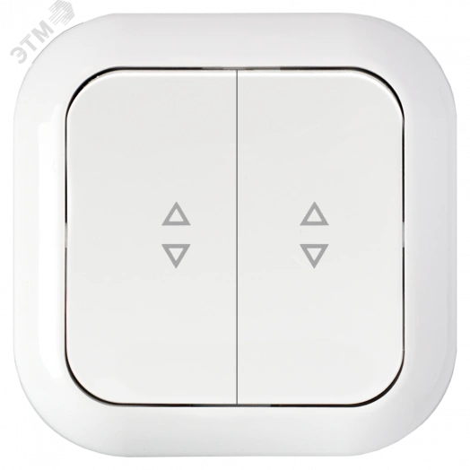 Беларусь Выключатель двухклавишный для управления цепями с 2-х и более мест