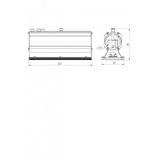 Светодиодный светильник Diora Kengo SE 40/5700 Л 3K консоль