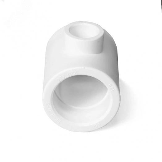 Тройник переходной 75 х 50 х 75 полипропиленовый PPR белый