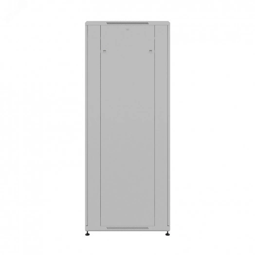 Шкаф напольный универсальный серверный R 47U 800х800мм, 4 профиля 19, двери перфорированная и перфорированная двухстворчатая, боковые стенки съемные, регулируемые опоры, разобранный, серый RAL 7035