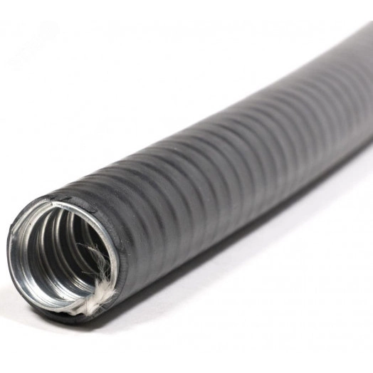 Металлорукав в пвх  изоляции МПГ нг  20  (50      м/уп.) черный ЗЭТА