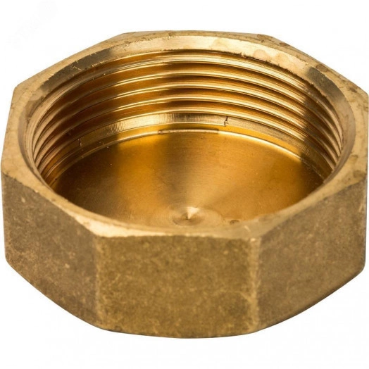 Заглушка ВР 1'1/2 никелированная