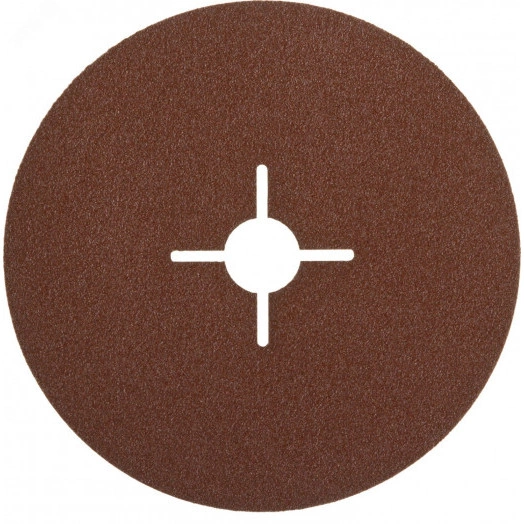 Круг шлифовальный ''ПРОФИ'' фибровый, для УШМ, P80, 125х22мм, 5 листов