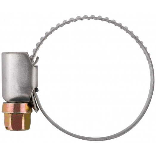 Хомут обжимной (нержавеющая сталь) 16-32 мм