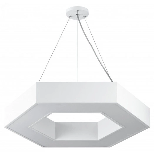 Светильник LED Geometria Hexagon SPO-124-W-40K-051 51Вт 4000К 800*800*80 белый подвесной драйвер внутри