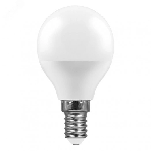 Лампа светодиодная LED 7вт Е14 дневной шар