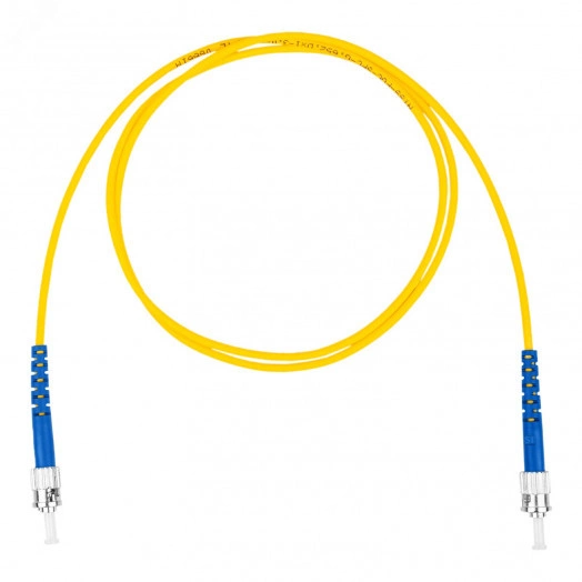 Шнур оптический коммутационный (патч-корд), ST-ST симплекс (simplex) OS2, нг(А)-HF, желтый, 20 м