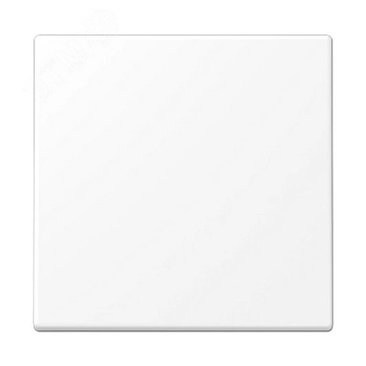 Клавиша для балансирных выключателей, дюропласт, белый матовый