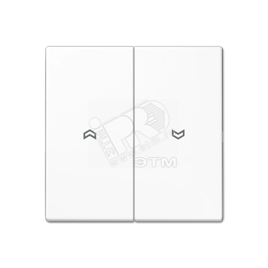 Клавиша для выключателя управления жалюзи  белая