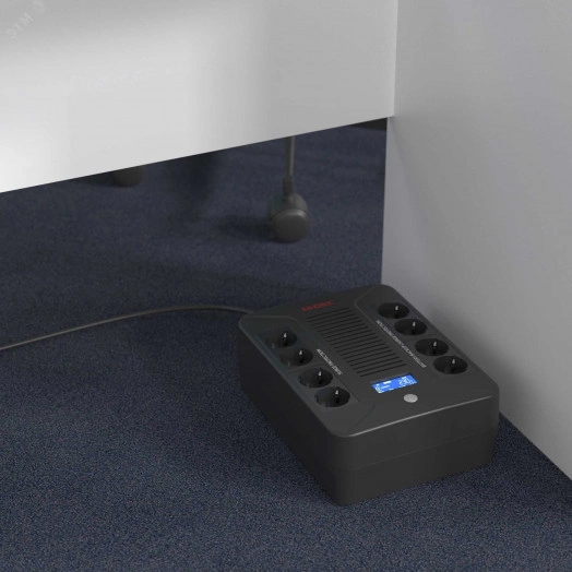 Источник бесперебойного питания line-interactive, Info PDU, 1000 ВА/600 Вт, 1/1,8xSchuko,  LCD, 1x9Aч