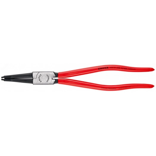 Щипцы для внутренних стопорных колец губки 45° посадочный размер 85 - 140 мм диаметр наконечников 32 мм L-310 мм Cr-V чёрные обливные рукоятки