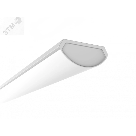 Светодиодный светильник ДПО-18Вт LUX опал.625*160*65 4000К авар.