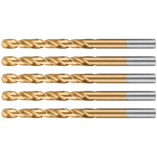 Сверло по металлу Cutop Profi с титановым покрытием, 7х109 мм (5 шт)