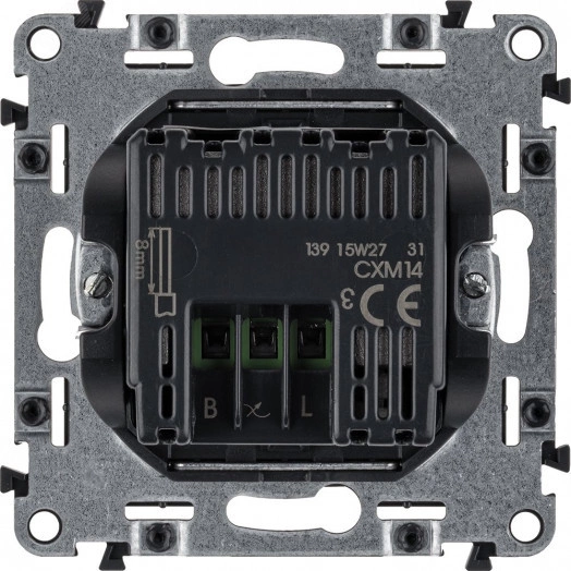 Valena ALLURE Светорегулятор кнопочный универсальный 400Вт без нейтрали С лицевой панелью Слоновая кость